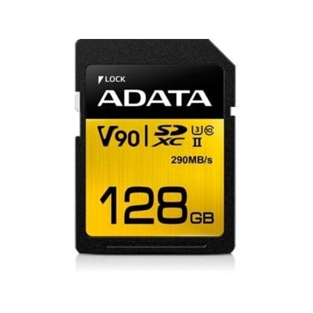 Adata Adata Premier One Sdxc 128Gb Uhs-Ii U3 Class 10 V90 4K Ultra Hd 3D ASDX128GUII3CL10-C